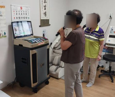 TJ미디어 ‘M2’가 설치된 광명시 스마트 경로당 (사진제공=TJ미디어)