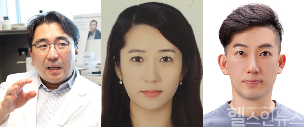 (왼쪽부터) 윤익진 건국대병원 외과 교수, 황선애·양은열 건국대학교 글로컬 산학협력단 연구원 (건국대병원 제공)