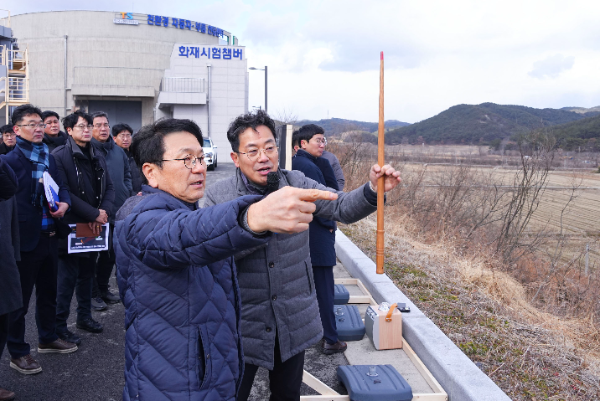 미래차 국가산단 현장방문. ⓒ 광주시