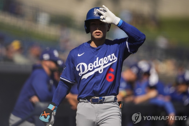 'MLB 적응의 고통' 김혜성, 시범경기 타율 0.083 추락...부진의 그림자