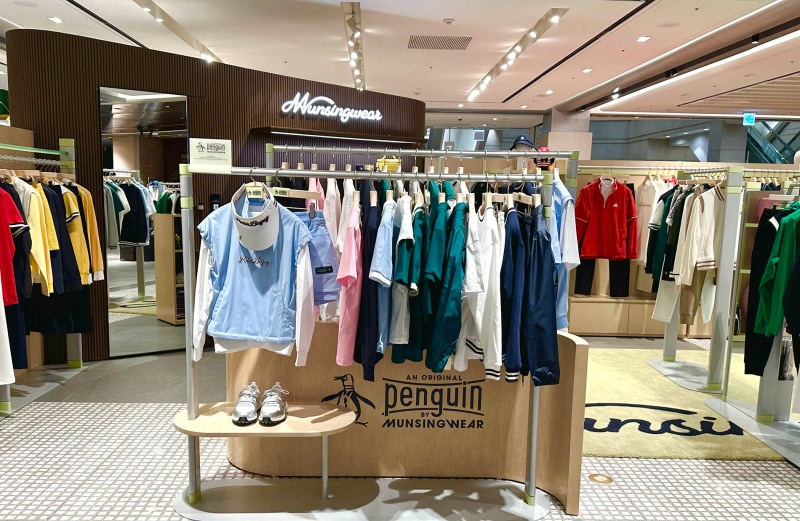 먼싱웨어, 신세계백화점 강남점 매장 오픈