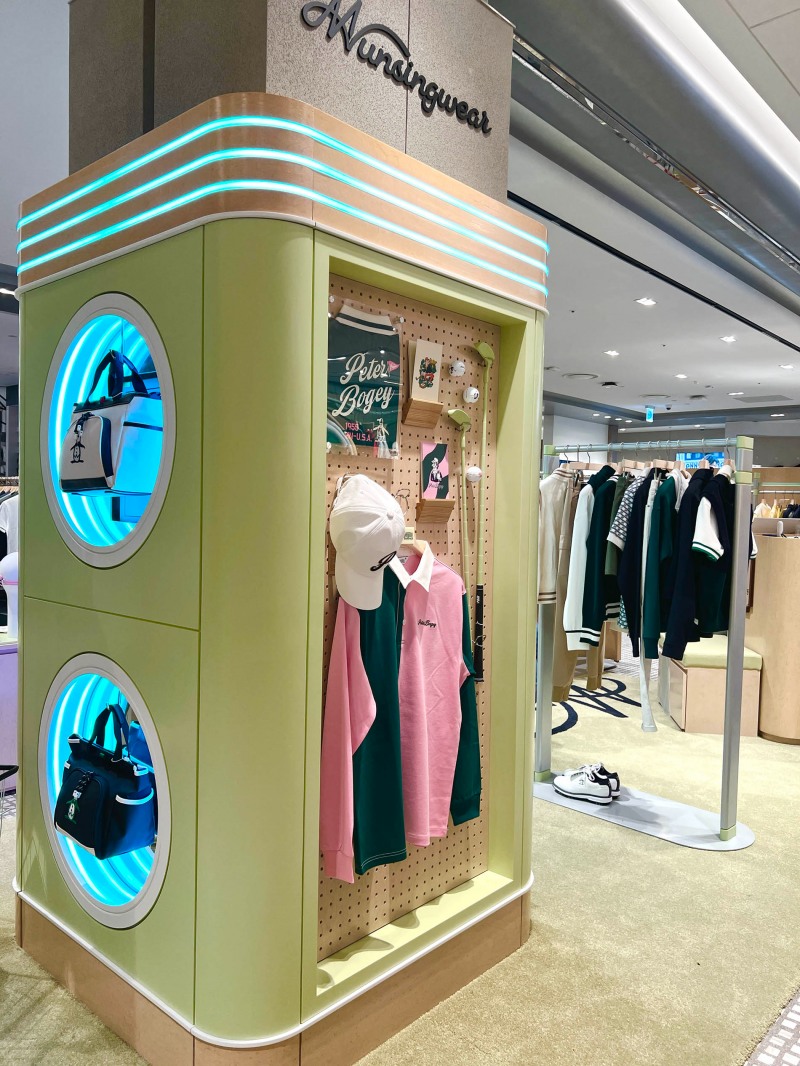 먼싱웨어, 신세계백화점 강남점 매장 오픈