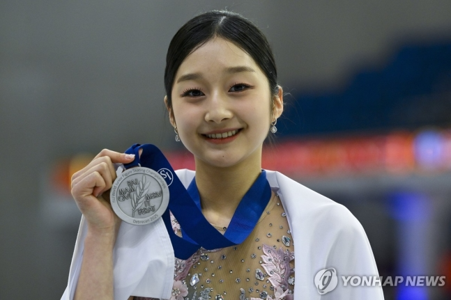 은메달 획득한 신지아