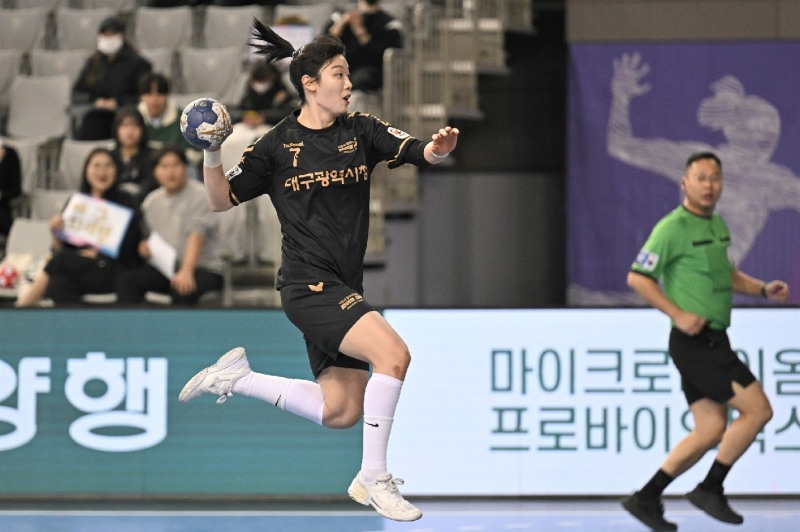 대구광역시청 이원정이 점프슛을 하고 있다. / 사진제공=한국핸드볼연맹