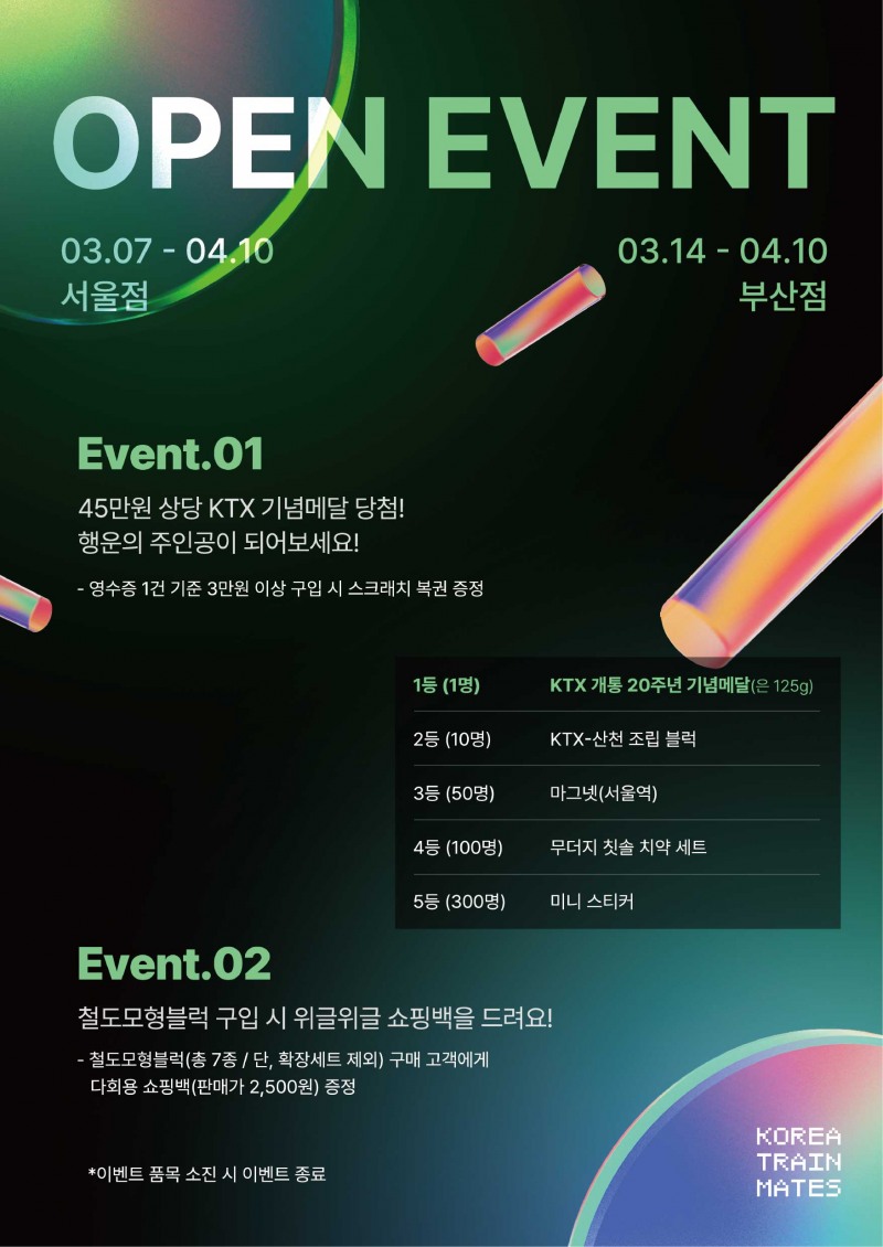 코레일유통, 국내 최초 ‘철도 굿즈 전문점’ 오픈