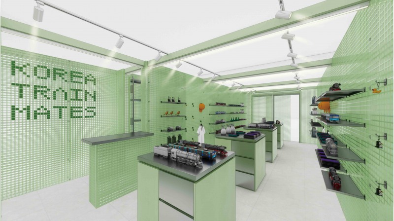 코리아 트레인 메이츠 매장 투시도_내부