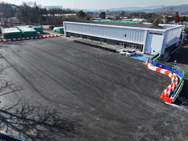 경기 이천시에 5일 문을 여는 혼다코리아 모터사이클 안전 교육장 '혼다 에듀케이션 센터' 전경 ⓒ혼다코리아