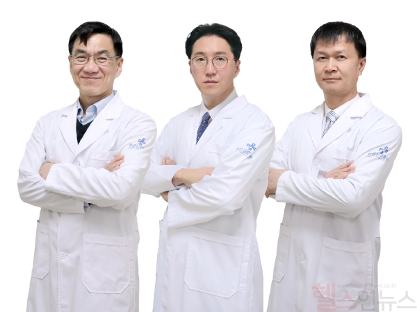 이병주 갑상선두경부센터 센터장, 홍종철 과장, 김동욱 과장 (좋은강안병원 제공)