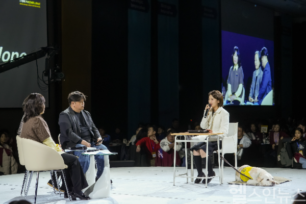 한국아스트라제네카 토크쇼 전경 (한국아스트라제네카 제공)