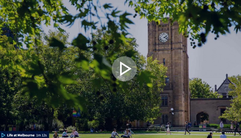 호주의 명문 8개 대학중 한 곳인 멜버른 대. 사진=멜버른대 사진 캡처