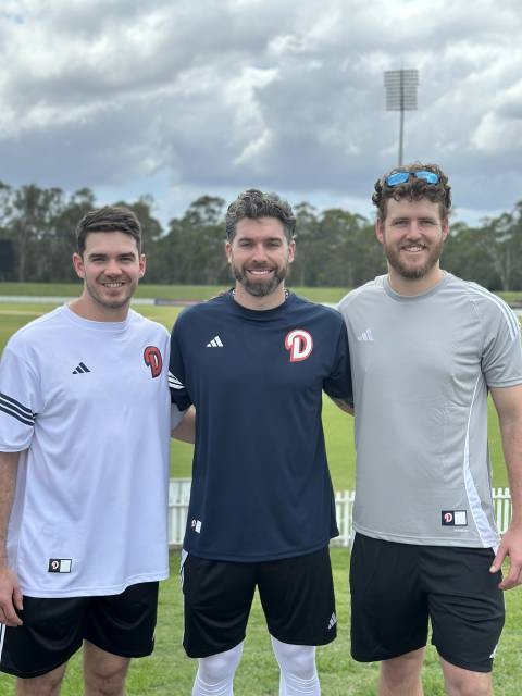 두산 외국인 선수 / 왼쪽부터 잭 로그, 제이크 케이브, 콜 어빈