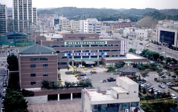 인천서구청 전경