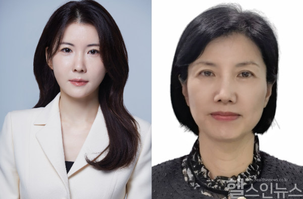 좌측부터 정진영 한국로슈 고형암·혈액암 항암제 클러스터 리드, 김현미 스페셜티 의약품 클러스터 리드 (한국로슈 제공)