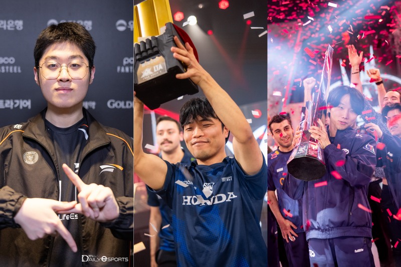 '제우스' 최우제-'임팩트' 정언영-'칸나' 김창동(왼쪽부터)