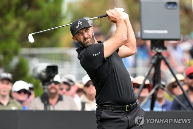 존슨의 경기 모습.