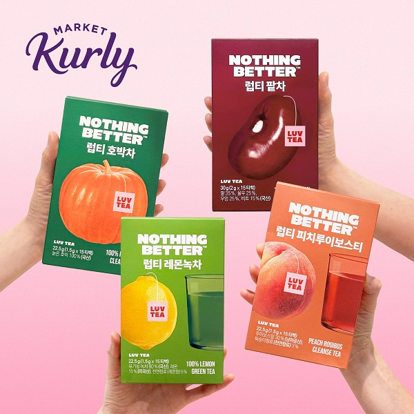 낫띵베럴, 마켓컬리에 프리미엄TEA '럽티' 4종 입점