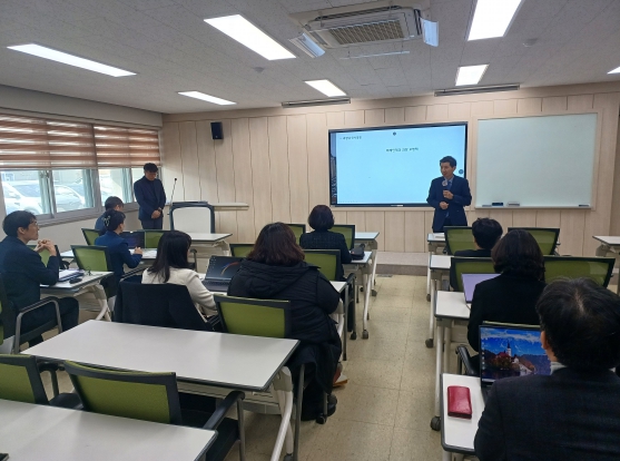 미래인재과 오명택 과장님 인사말씀 사진