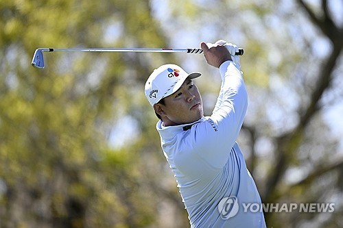 김시우의 아이언샷.