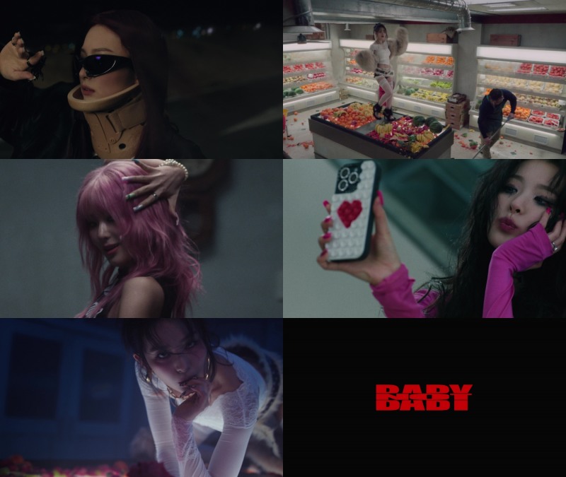 레드벨벳 슬기, 신곡 '베이비, 낫 베이비' 뮤직비디오 티저 공개…예측불가+트렌디한 매력