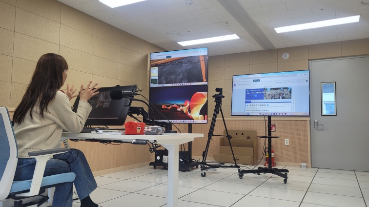 경북교육청, ‘경북온라인학교’ 개교, 아이들의 꿈을 연결하다(울릉도에서도 누리는 맞춤형 교육, 온라인으로 한계를 넘다)(온라인학교 수업 모습)