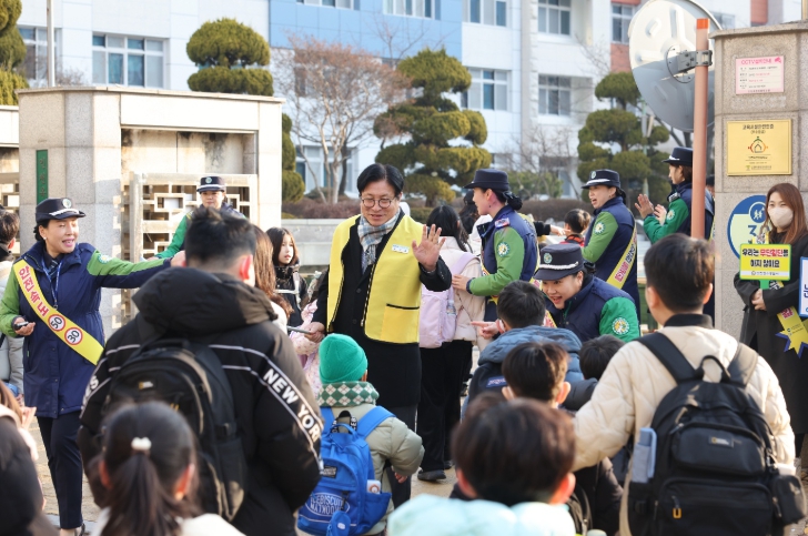 신학기 맞이 교통안전 캠페인