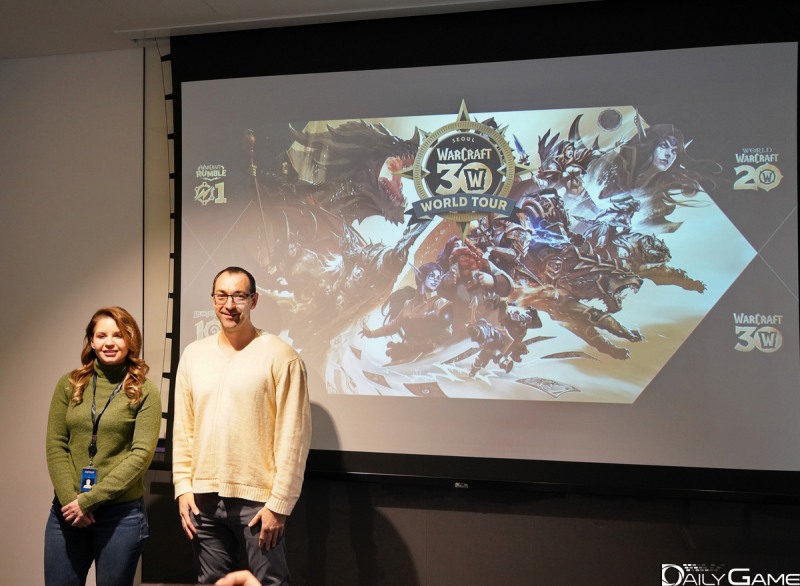 WoW의 주요 개발자들이 내한해 인터뷰에 함께했다.