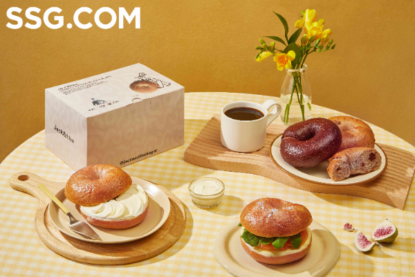 SSG닷컴이 국내 정상급 베이커리 전문가인 이은정 셰프와 손잡고 ‘잭앤더베이글’ 4종 세트를 출시한다고 10일 밝혔다. ⓒ SSG닷컴