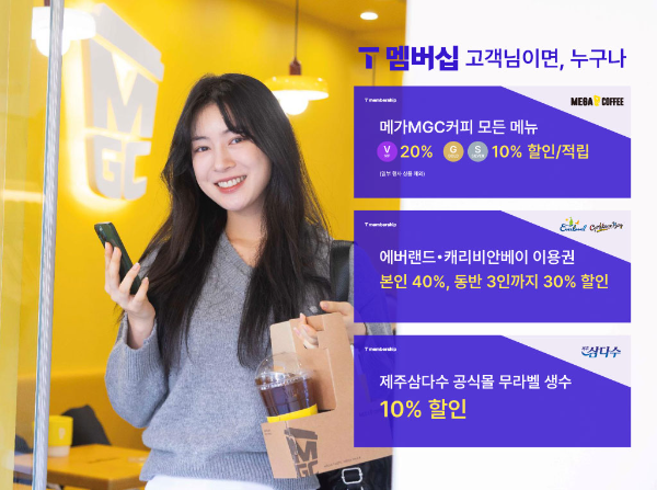 SK텔레콤이 다양한 기업들과의 신규 멤버십 제휴를 통해 업계 최고 멤버십 프로그램 경쟁력을 한층 더 강화한다고 10일 밝혔다. ⓒ SKT