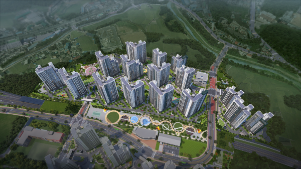 용인 푸르지오 원클러스터 2∙3단지 조감도. ⓒ 대우건설