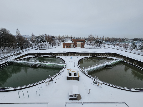 인천시 수산정수사업소 농축조 (인천상수도사업본부 제공)