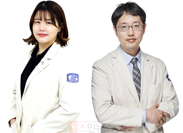 (왼쪽부터) 겐유끼 가톨릭대학교 성빈센트병원 산부인과 교수(제1저자)와 윤재승 내분비내과 교수(교신저자) (가톨릭대학교 성빈센트병원 제공)