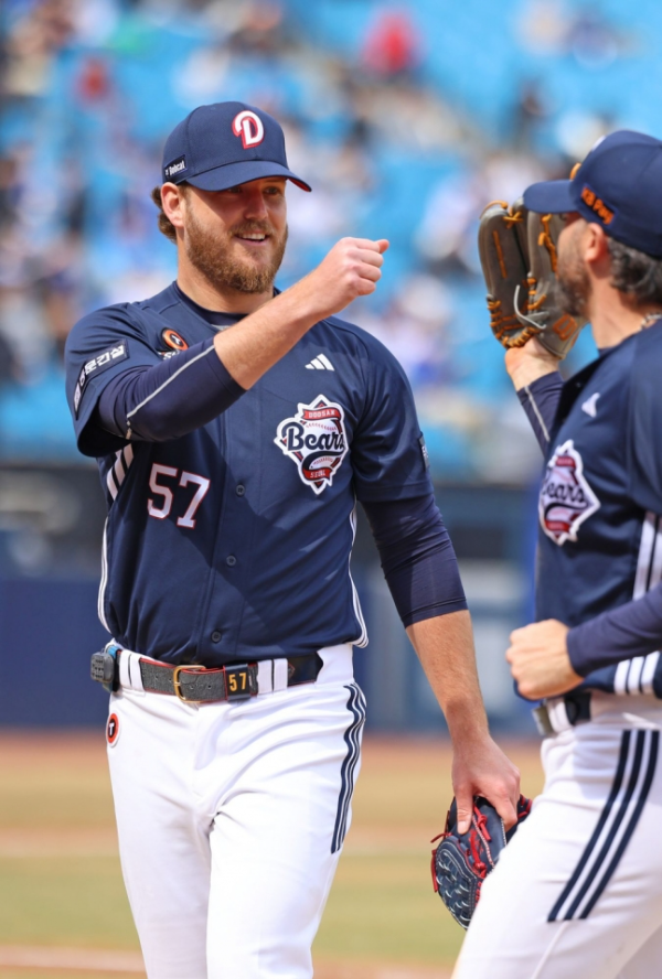 두산의 콜 어빈. / 사진제공=두산 베어스