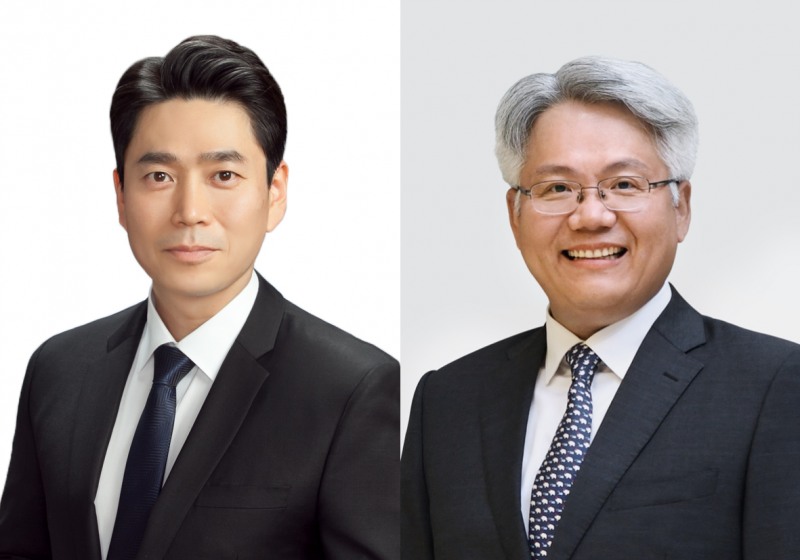 (좌) KGC인삼공사 해외사업 총괄 안빈 대표, (우) KGC인삼공사 국내사업 총괄 임왕섭 대표 (KGC인삼공사 제공)
