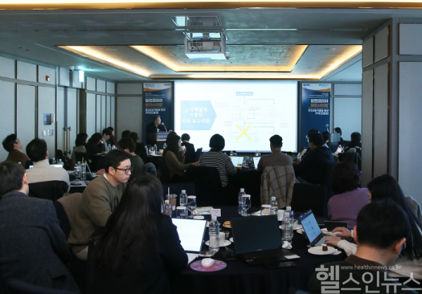 암젠코리아 블린사이토 공고요법 적응증 확대 기자간담회 전경 (암젠코리아 제공)