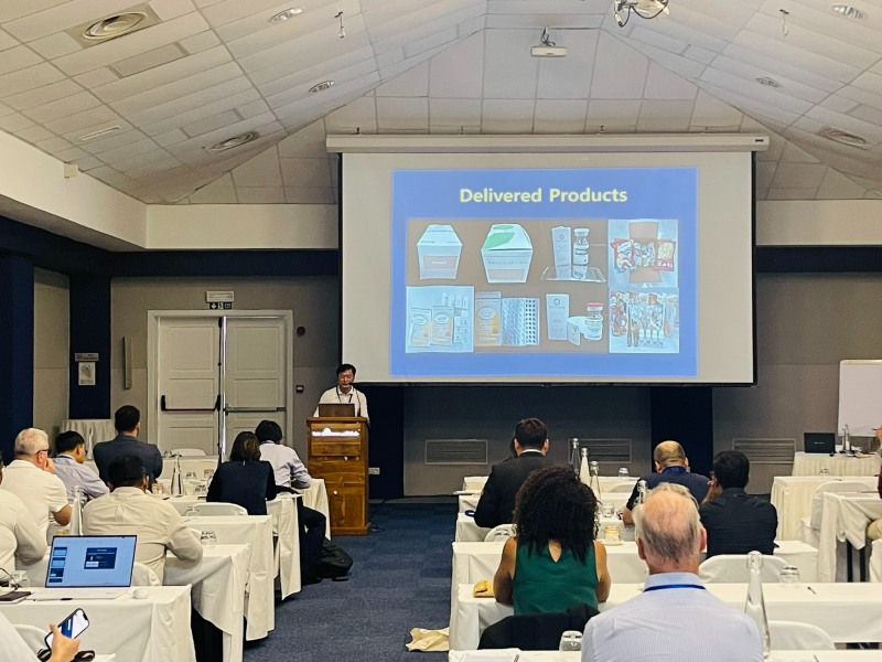 국제경마화학자회의서 연구 성과 발표하는 유준동 도핑검사소장