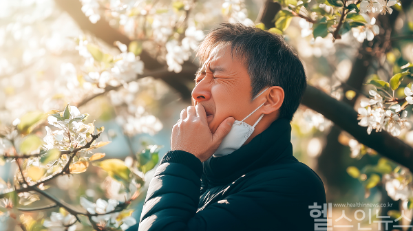 봄이 되면 따뜻한 바람과 함께 재채기, 콧물, 코막힘, 가려움증 등을 동반하는 알레르기 비염이 찾아와 많은 이들을 힘들게 만든다. (클립아트코리아)