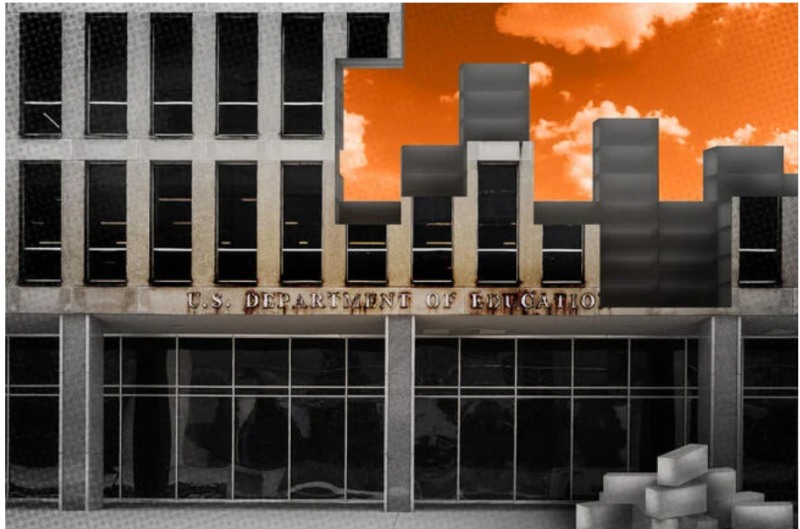 트럼프 행정부가 교육부의 직원 절반을 해고한 후폭풍이 거세게 일고 있다. 자료=영국고등교육닷컴(THE)