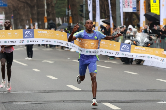 2025 서울마라톤 남자 국제부 1위 아세파