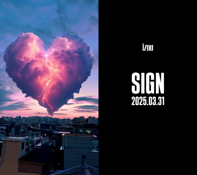 izna(이즈나), 31일 컴백 확정…첫 번째 디지털 싱글 ‘SIGN’ 발매