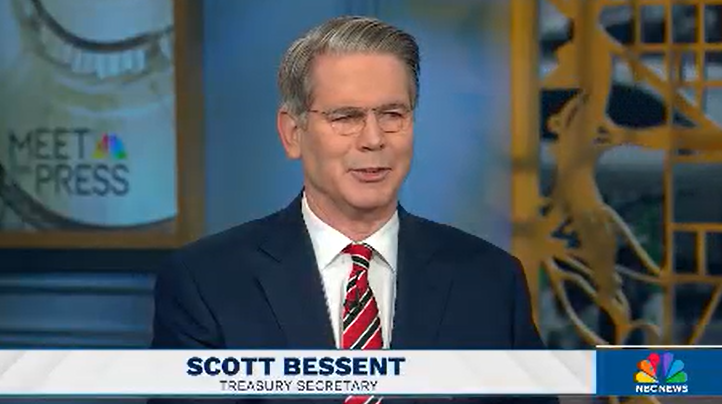 (상보) 美베센트 "주식시장 전혀 걱정 안해...조정은 건전한 일" - NBC