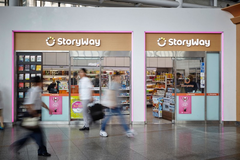 코레일유통이 운영하는 철도역사 내 매장(스토리웨이 편의점)