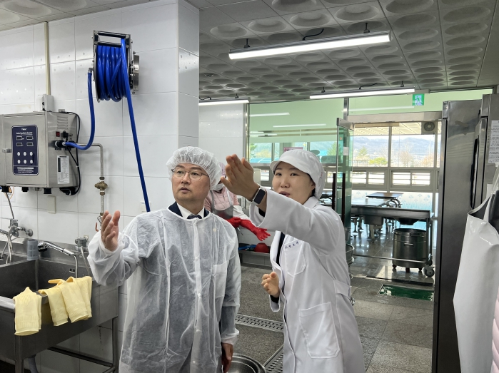 보은교육지원청, 봄 신학기 학교급식 현장 방문