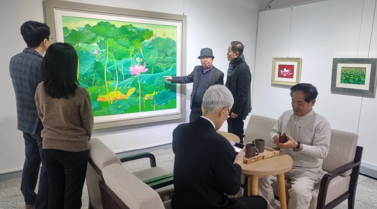 전남교육청에서 만나는 연꽃의 향연