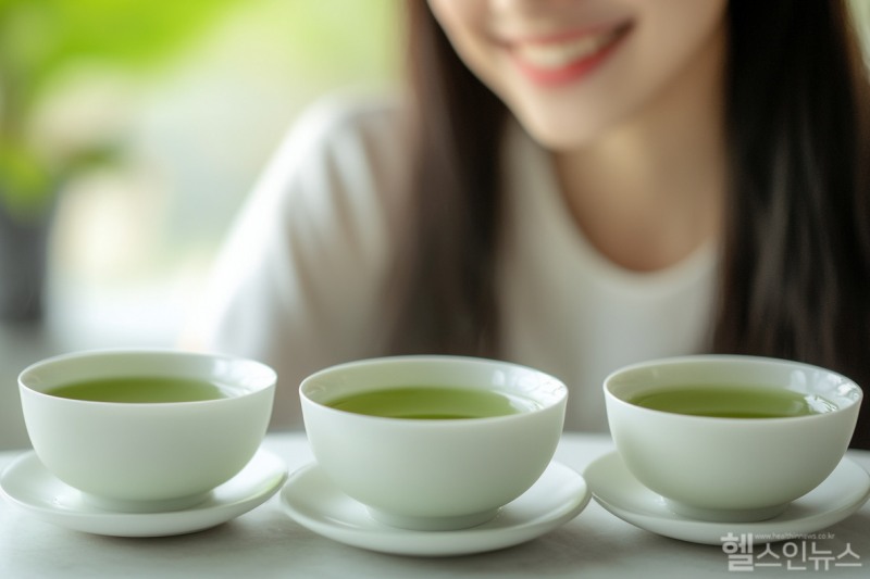 녹차 3잔의 카페인은 커피 1잔과 비슷하거나 좀 더 많은 수준이다. 그러나 카페인의 영향을 받을 수도 있어 자신의 건강 상태에 맞게 섭취해야 한다. (AI생성이미지)
