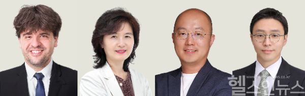 제18회 아산의학상 수상자 기초의학부문 칼 다이서로스 교수, 임상의학부문 안명주 교수, 젊은의학자부문 박용근·최홍윤 교수(왼쪽부터) (아산사회복지재단 제공)