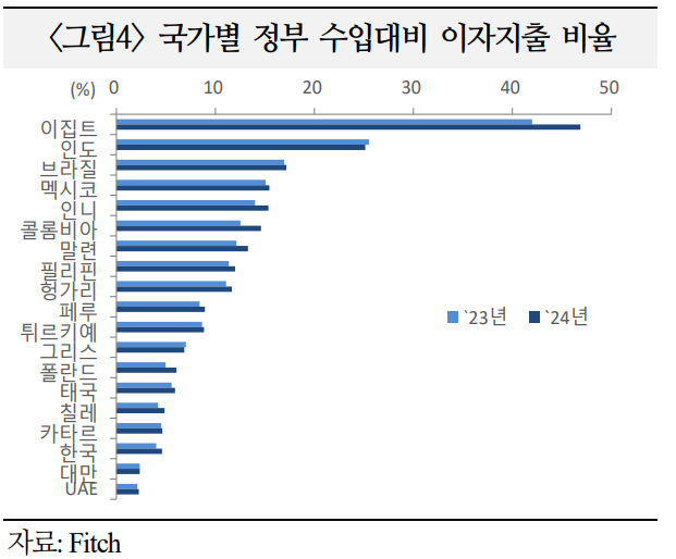 트럼프발 관세 압박이 신흥국 채권 만기와 맞물려 부채 리스크 증폭시킬 가능성 있어 - 국금센터