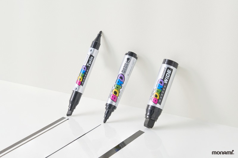 모나미, 화이트보드마카 와이드·트윈 신제품 출시