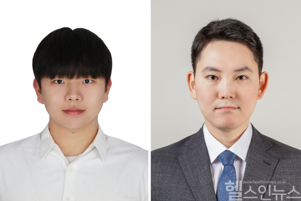 (좌측부터) 원종우 학생, 정범선 교수 (연세대학교 원주연세의료원 제공)