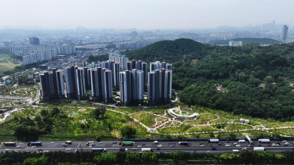 인천광역시 무주골 그린공원 전경