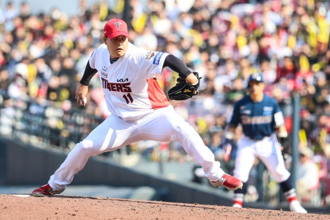 22일 NC전에 등판한 KIA 조상우